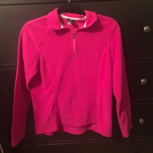 Lands’ End pink sweater